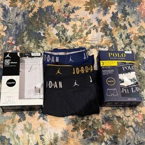 Ralph Lauren and Jordan boys underwear pack.